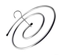 Spiral Sheet Hanger, Stainless Steel Spiral Quilt Hanger Foldable for Home Dorm Drying Quilts Sheets Duvets Removable Hook Space Saving Laundry Organizer(2pcs)