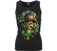 Spiral Direct SHENANIGANS - Razor Back Top Black - XL - Screen - Screen