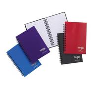 Spiral Shorthand Notebook, A6 Size, Reporter Ruled, 60 Sheets, Pack of 2