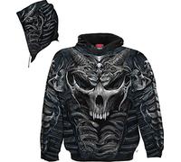 Spiral - Skull Armour - Allover Hoody Black - S