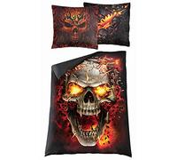 Spiral - Skull Blast - Single Duvet Cover + Uk And Eu Pillow Case - L