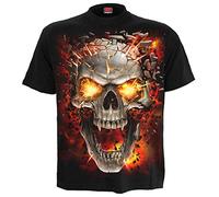 Spiral Skull Blast T-Shirt Black XL