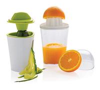 Spiral Slicer & juicer 2 in 1 Hand Held Vegetable Spiralizer Slicer Food Cutter Handheld Spiral Slicer Zucchini Noodle &Veggie Pasta &Spaghetti Maker.