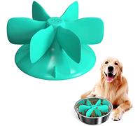 Spiral Slow Feeder Insert with Strong Suction Cup for Small Medium Large Size Dog Bowl, Turning A Dog Bowl or Dog Dish Into A Slow Feeder Bowl To Slow Down Eating