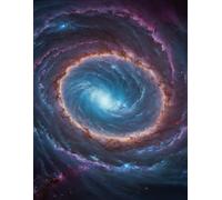 Spiral Space Galaxy Notebook