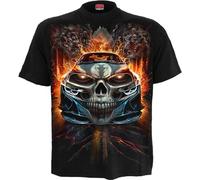SPEED FREAK - T-Shirt Black Spiral Black S
