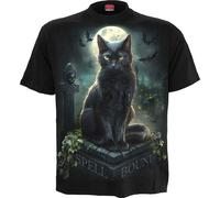 Spiral - SPELL BOUND - Front Print T-Shirt Black