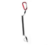 Spiral Spring Rope Lanyard for Fishing Tools, Pliers, and Key Anti Lost Solutions (Red)