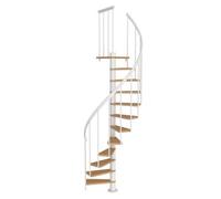 Spiral Staircase Dolle Calgary White 140Cm