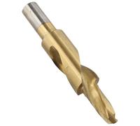 Spiral Step Drill Bit, 180 Degree HSS M35 Countersink for Metal Drilling Chamfering Reaming, M3-M12