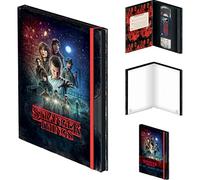 Stranger Things Notebook (Season 1 VHS Design) A5 Premium Journal Notebook, Note Book, Writing Book, Notebooks A5 & Stranger Things Gifts - Official Stranger Things Merchandise