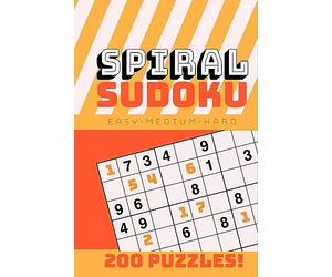 Spiral Sudoku: 200 easy, medium and hard sudoku puzzles