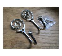 Spiral Swirl Curtain Tie Backs by Ironmongery World