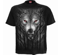 Spiral T-Shirt: Forest Wolf (Black) OFFICIAL NEW