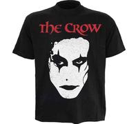 Spiral THE CROW - FACE - Front Print T-Shirt Black | Size: Small Spiral Black S