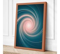 Spiral to the Light Canvas Wall Art Print 18x12 Inch
