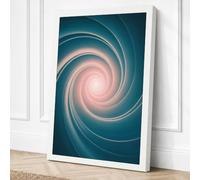 Spiral to the Light Canvas Wall Art Print 30x20 Inch