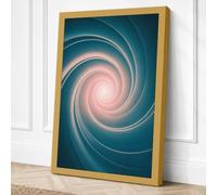 Spiral to the Light Canvas Wall Art Print 36x24 Inch