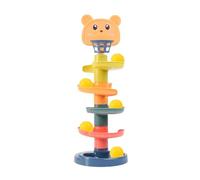 Spiral Tower Toy Ball Drop - Drop, Expandable Marble Run, Portable Basketball Hoop, Balls Drops And Roll Swirling Tower, Balls Ramp Whirling Stack And Toss Game Use For, A