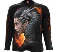 DRACO QUEEN - Longsleeve T-Shirt Black