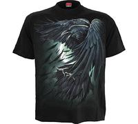 Spiral Men's SHADOW RAVEN - T-Shirt Black | Size: Large Spiral Black L