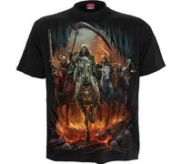 Spiral - REVELATION (Unisex Black Short Sleeve T-Shirts) 4X Large