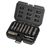 Spiral Type Deep Bolt Extractor Set 3/8in Sq. Dr. (11 Piece) 28197
