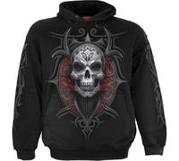 Spiral Unisex Pullover Hoodie High Priestess (Back & Sleeve Print) Black (L)