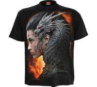 Spiral - DRACO QUEEN - T-Shirt Black