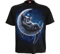Spiral - Velvet Moon - Front Print T-Shirt Black - XL