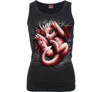 Spiral Whelp Razor Back Top - Black - Women's M