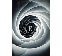 Spiral Within E Monogram Initial Journal
