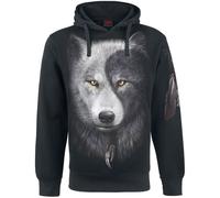 Spiral Wolf Chi Hoodie black S