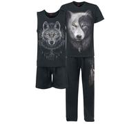 Spiral Wolf Chi Pyjama black XL