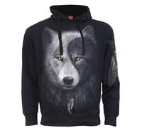 Spiral - WOLF CHI - Side Pocket Hoody Black