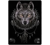 Spiral - WOLF DREAMS - Fleece Blanket with Double Sided Print