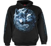 Spiral - WOLF GUARDIAN - Hoody Black