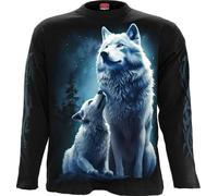 Spiral - Wolf Guardian - Longsleeve T-Shirt Black - XL