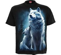 Spiral - WOLF GUARDIAN - T-Shirt Black