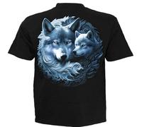 Spiral - WOLF GUARDIAN - Unisex - short sleeve t-shirts - XL - B778z