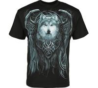 Spiral Wolf Spirit T-Shirt black M