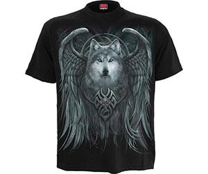 Spiral - Wolf Spirit - T-Shirt , Black, XXL