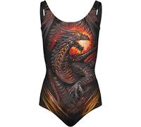 Spiral - Women - DRAGON FURNACE - Allover Scoop Back Padded Swimsuit.