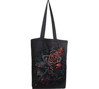 Spiral Burnt Rose Fabric bag black Onesize