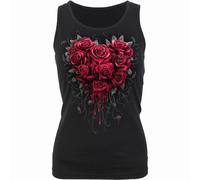 Spiral Women's BLEEDING HEART - Razor Back Top Black | Size: Medium Spiral Black M