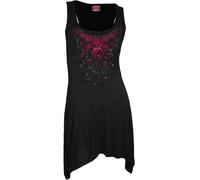 Spiral Women's BLOOD ROSE - Goth Bottom Camisole Dress Black | Size: 2XL Spiral Black 2XL