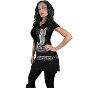 Spiral - Enslaved Angel - Stud Waist Mini Dress Black - M