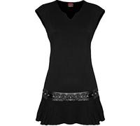 Spiral - Mini Dress - Stud Waist - Black - XXL