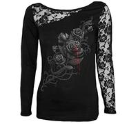 Spiral Women's F439 - Long Sleeve Top, Black, XXL UK