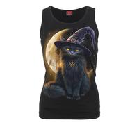Spiral Women's Familiar Magic Razor Back Tank Top in Black | Size: Large Spiral Black L